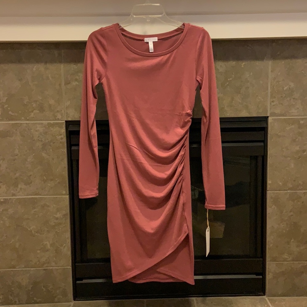 Leith ruched dress XS